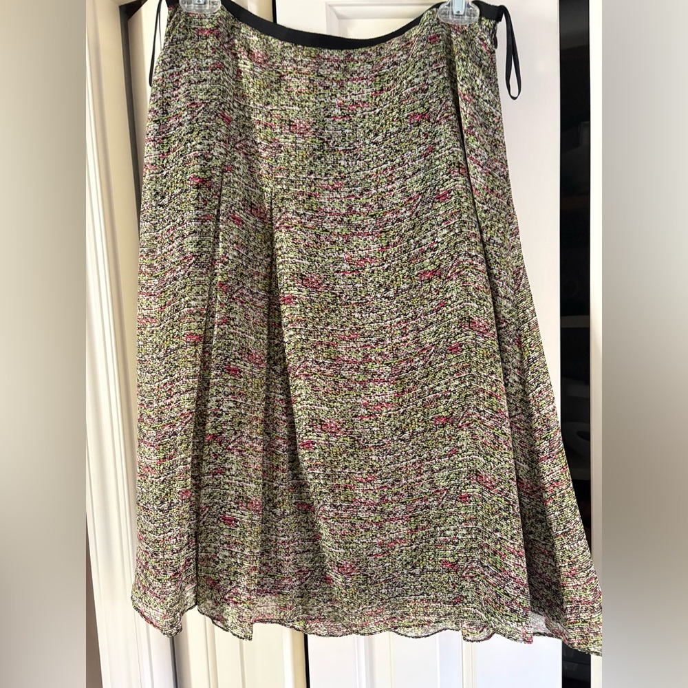 DKNY Multicolor Tweed A-Line Skirt